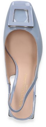 Konstantin Starke Damen-Slingpumps aus Leder 131103000000 (Hellblau)