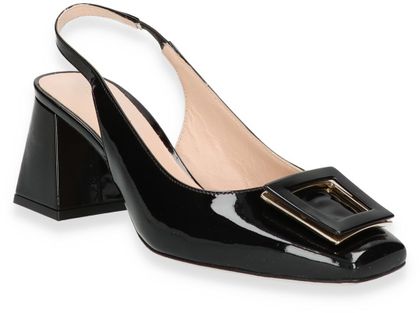 Konstantin Starke Damen-Slingpumps aus Leder 131003000010 (Schwarz)