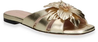 Konstantin Starke Damen-Pantolette aus Leder 180901000007 (Gold)