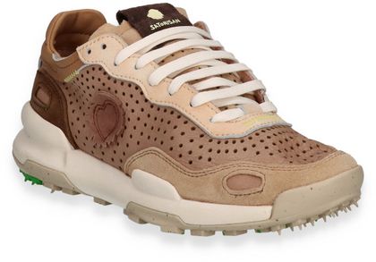 Satorisan CHACRONA Damen-Sneaker aus Leder 101592000033 (Rosa/Bunt)