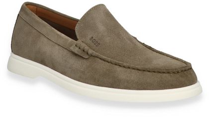 BOSS Herren-Slipper aus Leder 226692000004 (Oliv)