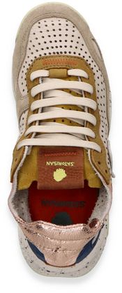 Satorisan Damen-Sneaker aus Leder 101382000053 (Beige/Bunt)