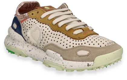 Satorisan Damen-Sneaker aus Leder 101382000053 (Beige/Bunt)