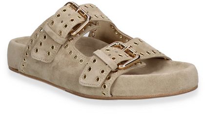 Kennel & Schmenger Damen-Pantoletten aus Leder 180302000004 (Beige)