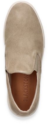 Blackstone Herren-Slipper aus Leder 226302000021 (Beige)