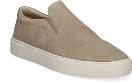Blackstone Herren-Slipper aus Leder 226302000021 (Beige)