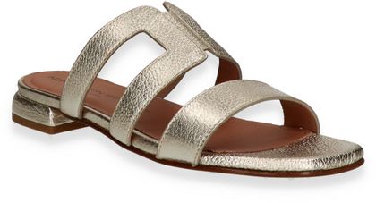 Konstantin Starke Damen-Pantoletten aus Leder 180901000006 (Gold)