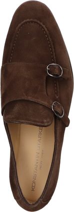 Konstantin Starke Herren-Slipper aus Leder 221202000003 (Dunkelbraun)