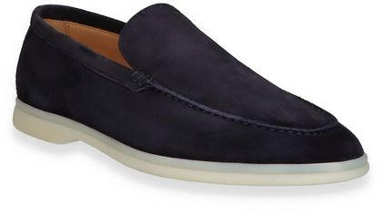 Konstantin Starke Herren-Slipper aus Leder 226102000021 (Dunkelblau)