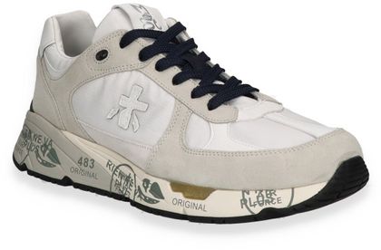 Premiata MASE Herren-Sneaker 244702000013 (Weiß/Grau)
