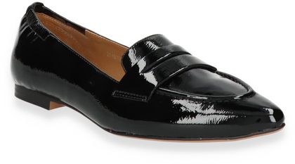 DI LAURO Ballerinas für Damen aus Leder 103003000008 (Schwarz)