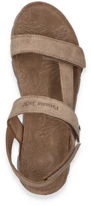 Panama Jack SELMA Damen-Sandalen aus Leder 184302000012 (Taupe)