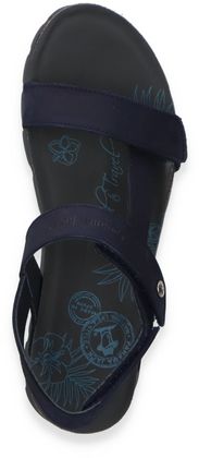 Panama Jack SELMA BASICS Damen-Sandalen aus Leder 184102000010 (Dunkelblau)