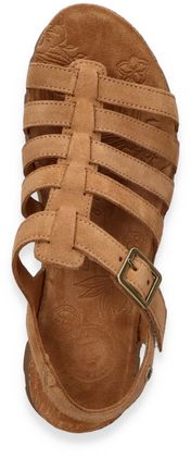 Panama Jack SASHA Damen-Sandalen aus Leder 184222000009 (Hellbraun)