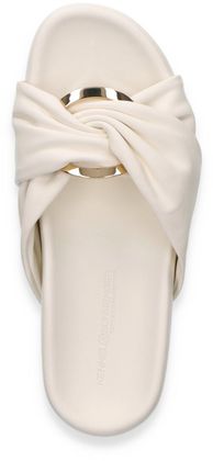 Kennel & Schmenger Damen-Pantoletten aus Leder 180701000007 (Weiß)