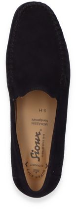 Sioux CORTIZIA Damen-Slipper mit Wechselfußbett 100102000024 (Dunkelblau)