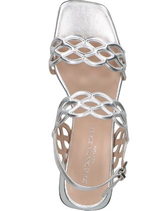 Konstantin Starke Damen-Sandalen aus Leder 184911000003 (Silber)