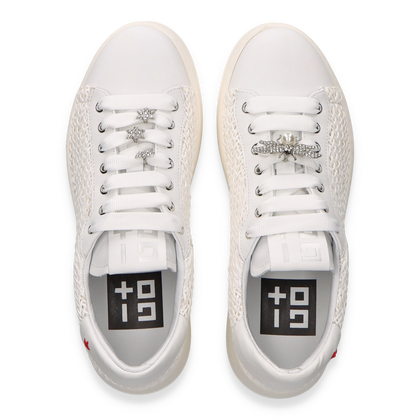 Giove Sneaker für Damen aus Leder 101709000001 (Weiß)