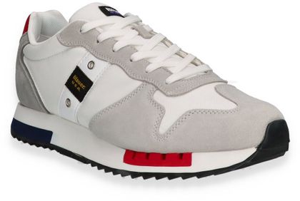 Blauer QUEEN Herren-Sneaker 244782000004 (Weiß/Grau)