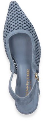 Konstantin Starke Damen-Slingpumps 131142000002 (Mittelblau)