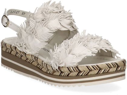 Phillip Hardy Damen-Sandalen aus Leder 184701000012 (Weiß)