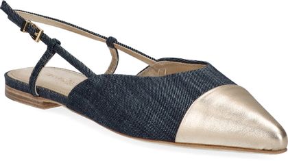 Kennel & Schmenger Damen-Slingpumps 130187000000 (Blau/Gold)