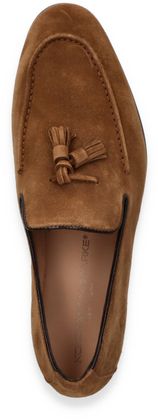 Konstantin Starke Herren-Slipper aus Leder 221222000004 (Mittelbraun)