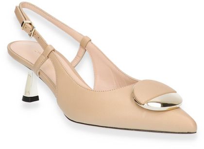 Konstantin Starke Damen-Slinpumps aus Leder 131301000009 (Beige)