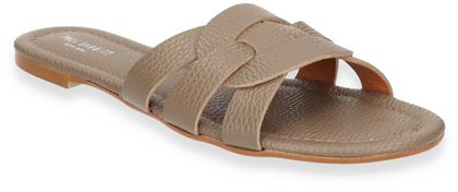 Paul Barritt Damen-Pantoletten aus Leder 180221000002 (Hellbraun)