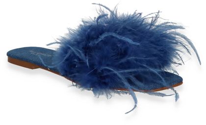 Paul Barritt Damen-Pantoletten 180106000000 (Dunkelblau)