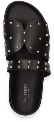 Paul Barrit Damen-Pantoletten 180001000019 (Schwarz)