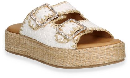 Konstantin Starke Damen-Pantoletten aus Leder 183700000000 (Weiß)