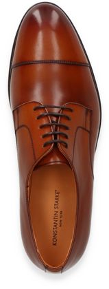 Konstantin Starke Herren-Schnürschuhe aus Leder 232221000003 (Mittelbraun)