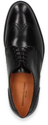 Konstantin Starke Herren-Schnürschuhe aus Leder 233001000002 (Schwarz)