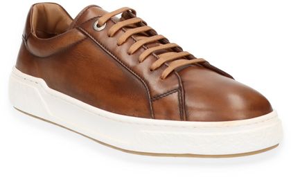 Lottusse Herren-Sneaker aus Leder 244221000045 (Mittelbraun)