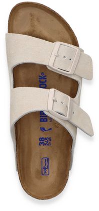 Birkenstock ARIZONA Damen-Pantoletten 591302000007 (Altweiß)