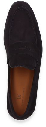 Daniel Kenneth Herren-Slipper aus Leder 226102000025 (Dunkelblau)