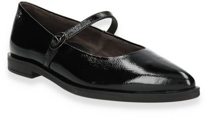 Paul Green Damen-Ballerinas aus Leder 103003000011 (Schwarz)