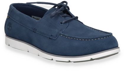 Timberland GRAFTON BAY Herren-Schnürrschuhe aus Leder 241102000003 (Mittelblau)