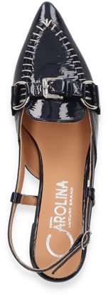 Donna Carolina KAREN BLEND Damen-Slingpupms aus Leder 130103000000 (Dunkelblau)