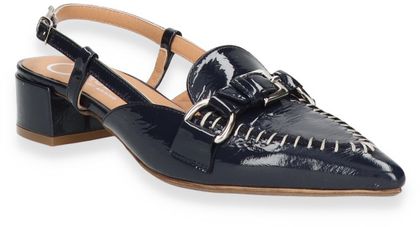 Donna Carolina KAREN BLEND Damen-Slingpupms aus Leder 130103000000 (Dunkelblau)