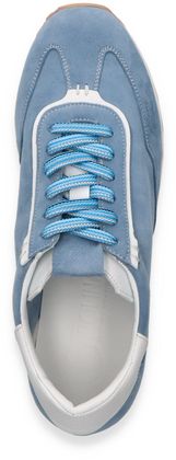 Donna Carolina LIGHT MAIRA Damen-Sneaker aus Leder 101142000026 (Hellblau)