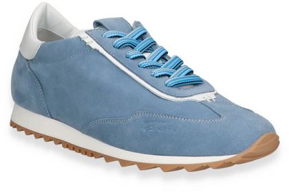 Donna Carolina LIGHT MAIRA Damen-Sneaker aus Leder 101142000026 (Hellblau)