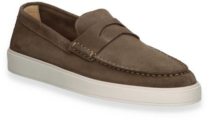 Blackstone Herren-Slipper aus Leder 226302000023 (Braun)