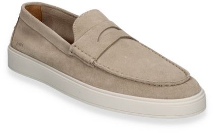 Blackstone Herren-Slipper aus Leder 226302000022 (Beige)