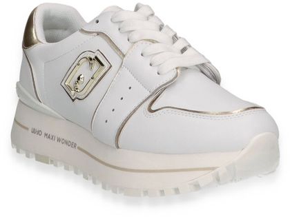 LIU JO MAXI WONDER Sneaker für Damen 101701000149 (Weiß/Gold)