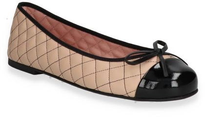 Pretty Ballerinas ROSARIO Ballerinas für Damen 103381000009 (Beige/Schwarz)