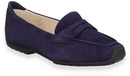 Mania Damen-Ballerinas aus Leder 100102000026 (Dunkelblau)