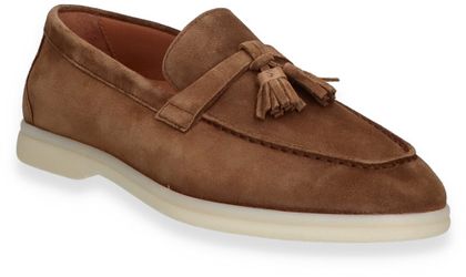 Konstantin Starke PEACH Damen-Slipper aus Leder 100222000005 (Dunkelbraun)