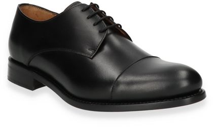 Konstantin Starke Herren-Schnürschuhe aus Leder 232001000010 (Schwarz)